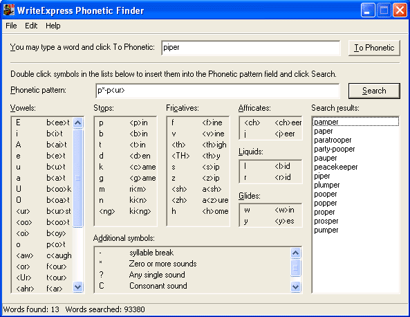 Phonetic Finder